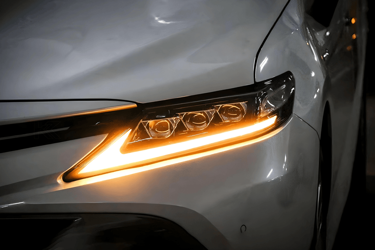 Toyota Camry XSE XLE SE LE Black LED Projector Headlights Upgrade (2018 - 2021) - K2 Industries