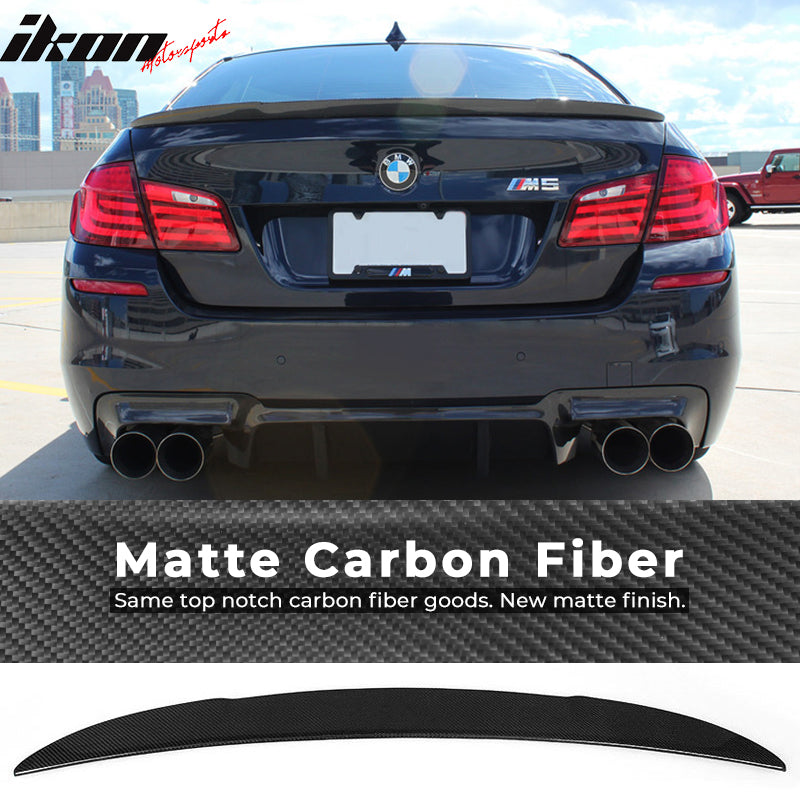 2011-2016 BMW 5 Series F10 M5 AK Style Trunk Spoiler Carbon Fiber