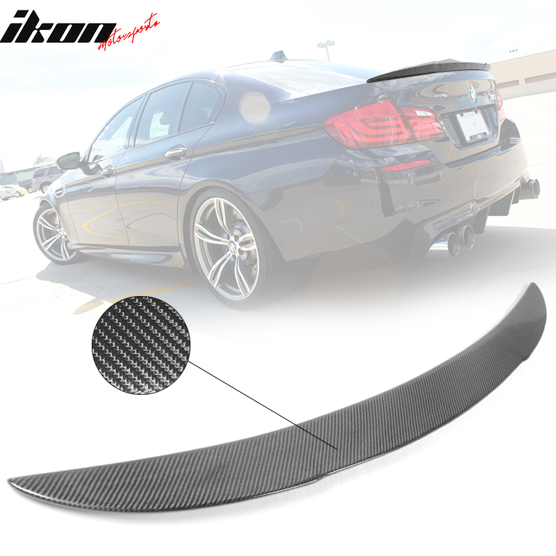 2011-2016 BMW 5 Series F10 M5 AK Style Trunk Spoiler Carbon Fiber