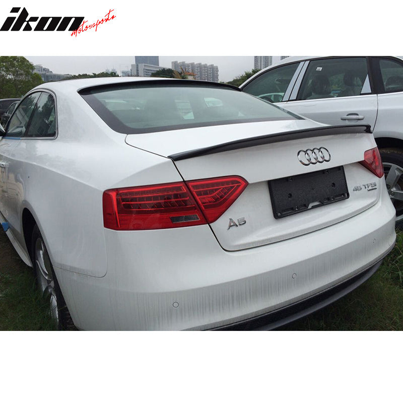 2008-2017 Audi A5 B8 CA Style Trunk Spoiler Wing Carbon Fiber