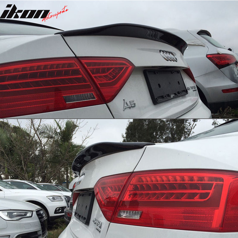 2008-2017 Audi A5 B8 CA Style Trunk Spoiler Wing Carbon Fiber