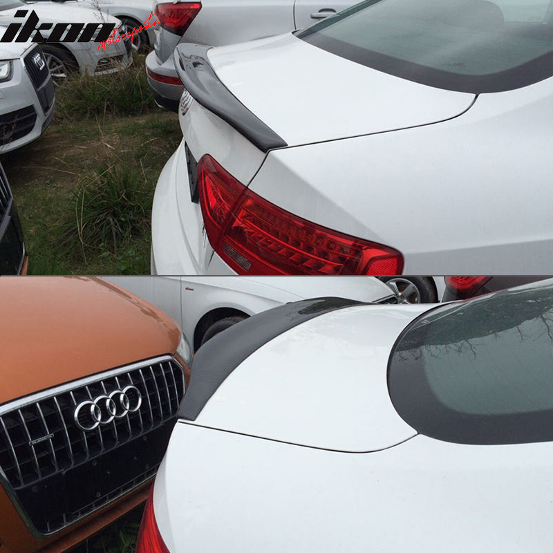 2008-2017 Audi A5 B8 CA Style Trunk Spoiler Wing Carbon Fiber