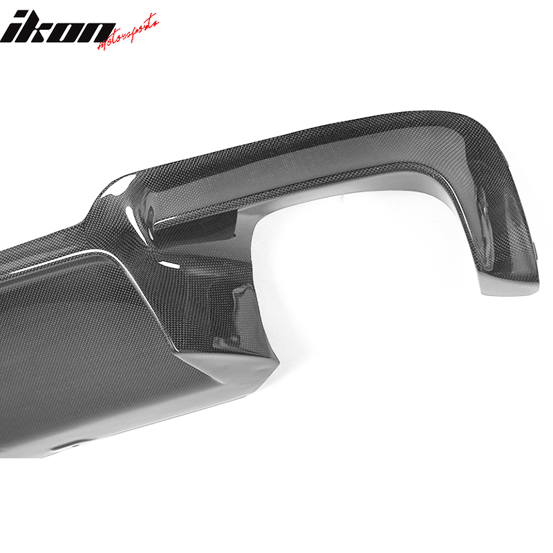 2011-2016 BMW F10 M5 3D Style Rear Bumper Lip Diffuser Carbon Fiber