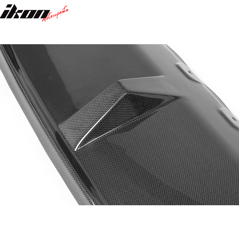 2011-2016 BMW F10 M5 3D Style Rear Bumper Lip Diffuser Carbon Fiber