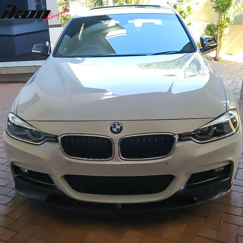 2012-2018 BMW 3 Series F30 MP Style Front Bumper Lip Carbon Fiber