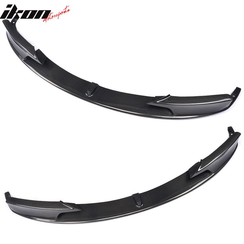 2012-2018 BMW 3 Series F30 MP Style Front Bumper Lip Carbon Fiber