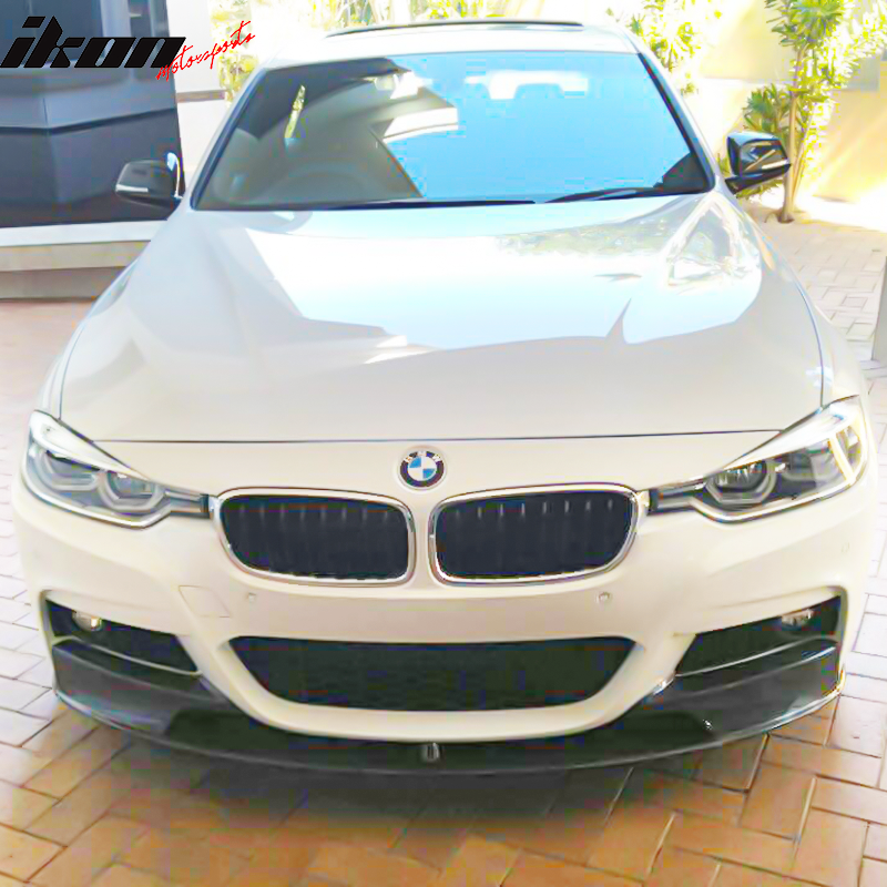 2012-2018 BMW 3 Series F30 MP Style Front Bumper Lip Carbon Fiber