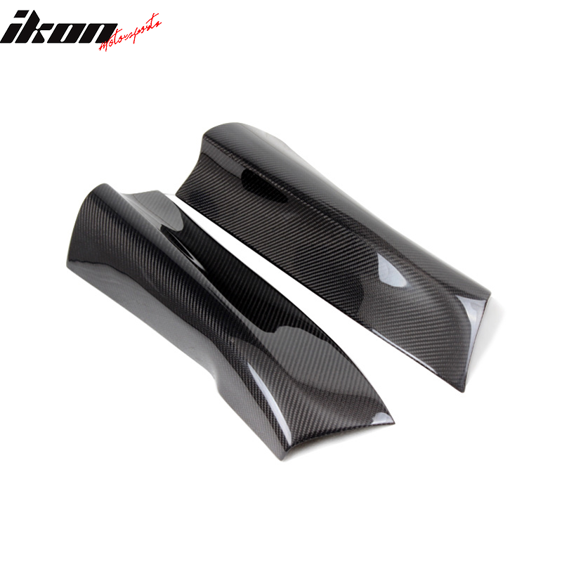 2013-2016 Audi A4 B9 R Style Rear Bumper Splitters Aprons Carbon Fiber
