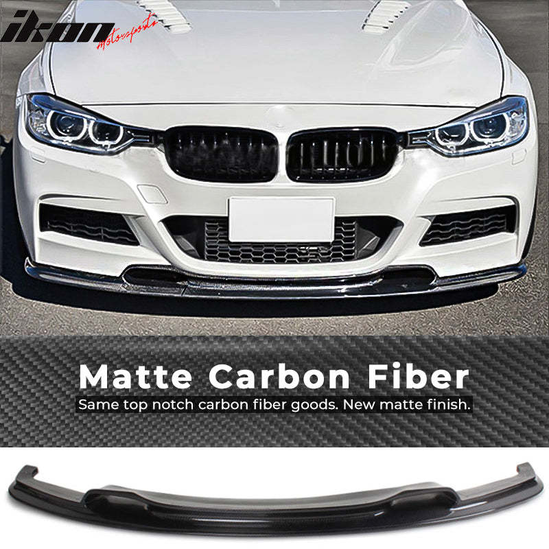 2012-2018 BMW F30 3 Series M Sport VRS Front Bumper Lip Carbon Fiber
