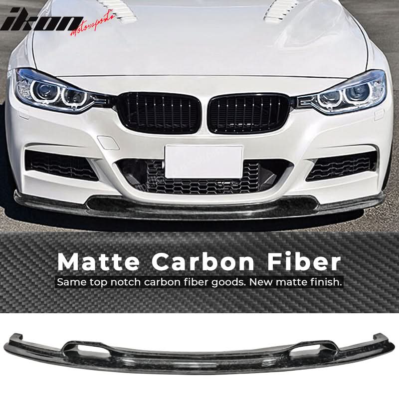 2012-2018 BMW F30 3-Series M Sport 3D Front Lip Forged Carbon Fiber