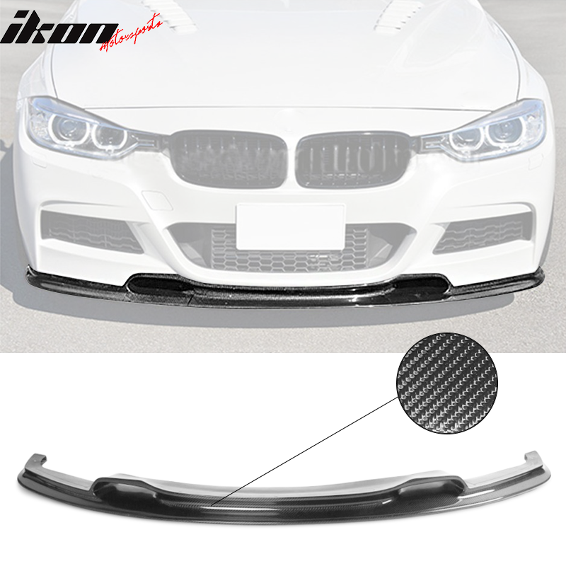 2012-2018 BMW F30 3 Series M Sport VRS Front Bumper Lip Carbon Fiber