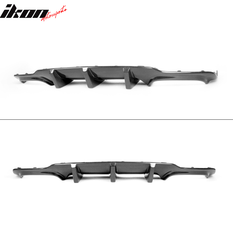 2012-2014 Benz C Class W204 JC Style Rear Lip Diffuser Carbon Fiber