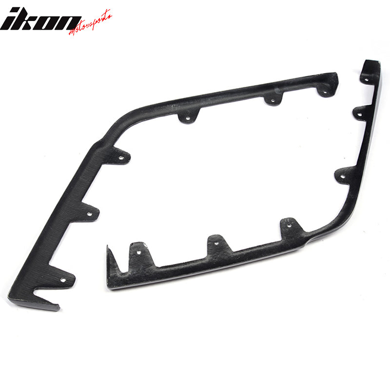 2009-2015 Cadillac CTS V KPE Style Front Bumper Lip Carbon Fiber