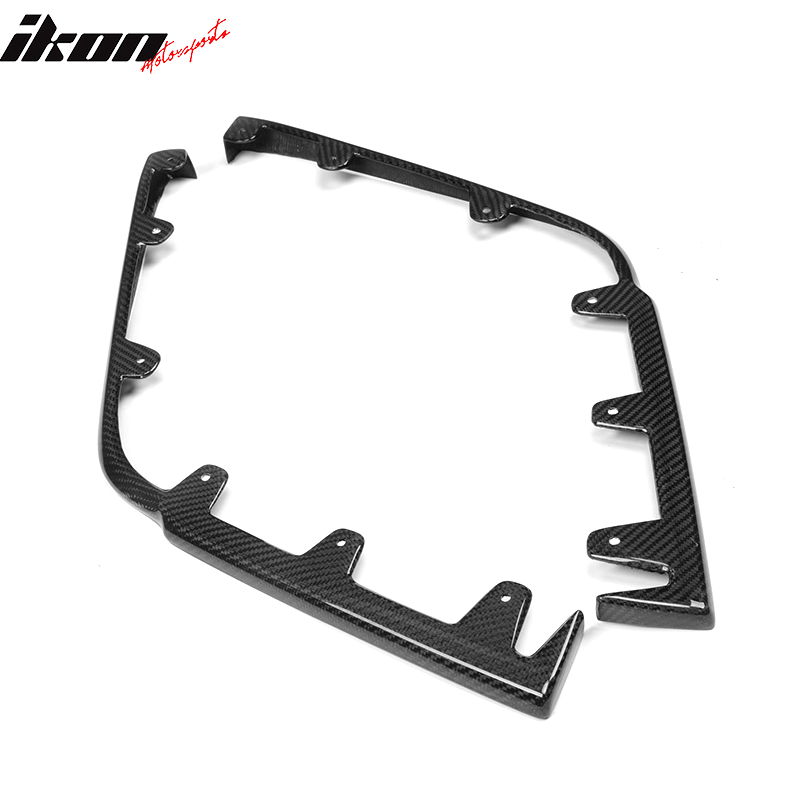 2009-2015 Cadillac CTS V KPE Style Front Bumper Lip Carbon Fiber