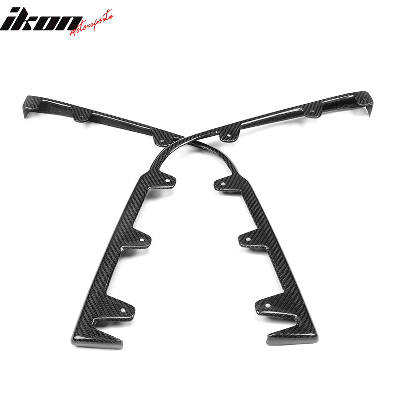 2009-2015 Cadillac CTS V KPE Style Front Bumper Lip Carbon Fiber