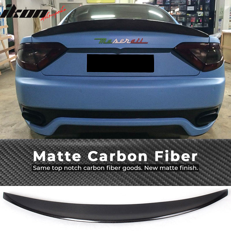 2012-2014 Maserati Gran Turismo GT R Style Trunk Spoiler Carbon Fiber