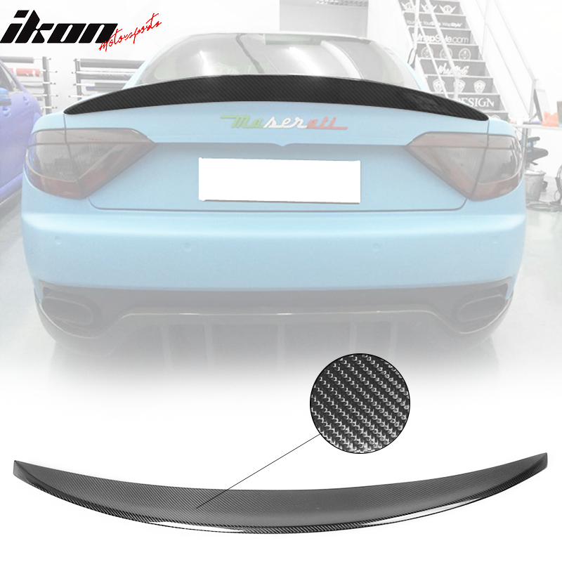 2012-2014 Maserati Gran Turismo GT R Style Trunk Spoiler Carbon Fiber