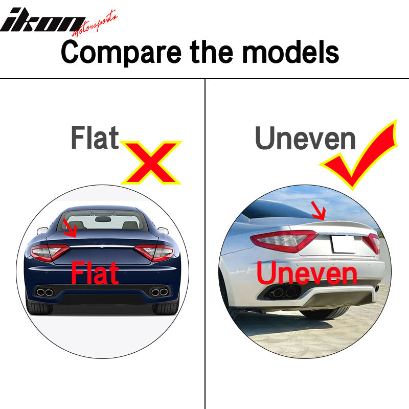 2012-2014 Maserati Gran Turismo GT R Style Trunk Spoiler Carbon Fiber