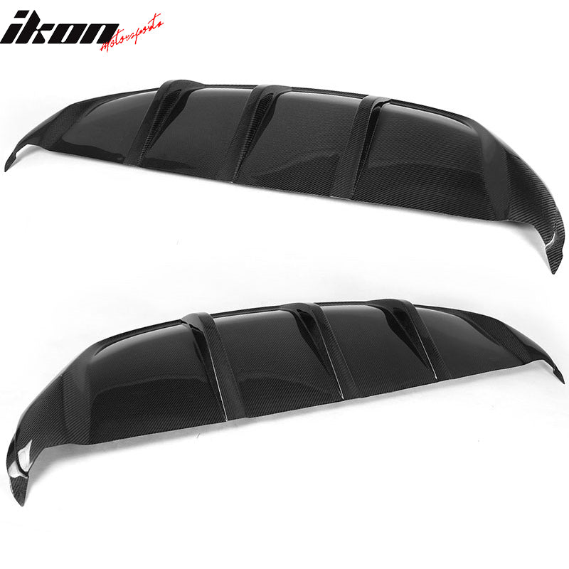 2008-2014 BMW X6 E71 JC Style Rear Bumper Lip Diffuser Carbon Fiber