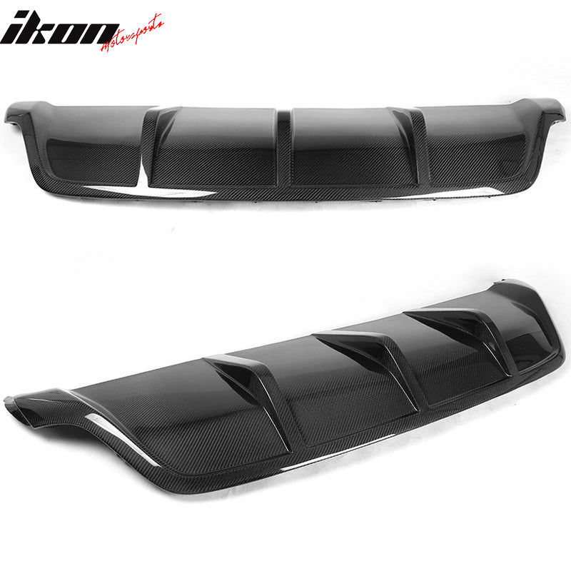 2008-2014 BMW X6 E71 JC Style Rear Bumper Lip Diffuser Carbon Fiber