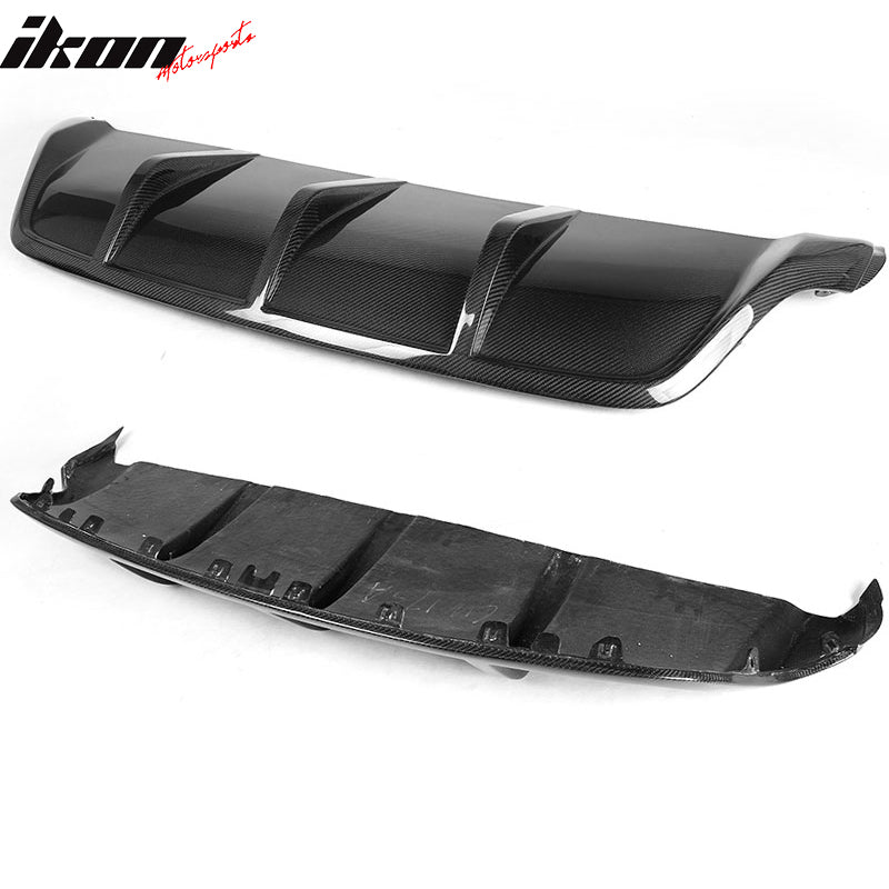 2008-2014 BMW X6 E71 JC Style Rear Bumper Lip Diffuser Carbon Fiber