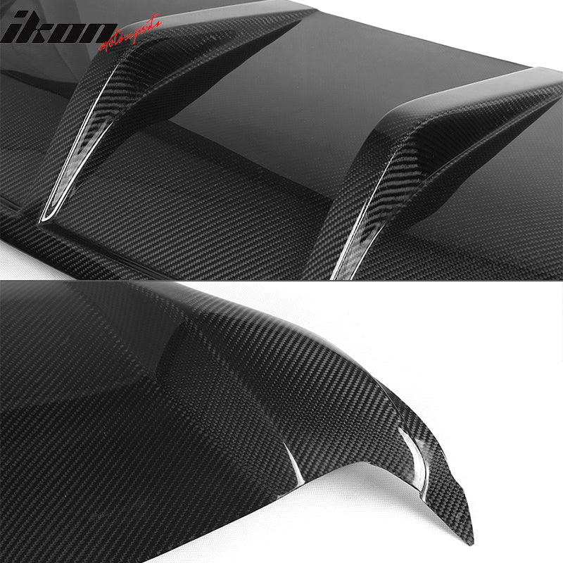 2008-2014 BMW X6 E71 JC Style Rear Bumper Lip Diffuser Carbon Fiber
