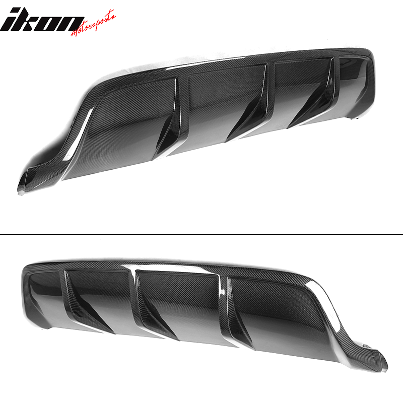 2008-2014 BMW X6 E71 JC Style Rear Bumper Lip Diffuser Carbon Fiber