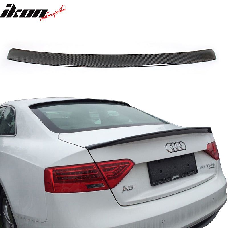 2008-2017 Audi A5 B8 CA Style Rear Roof Spoiler Wing Carbon Fiber