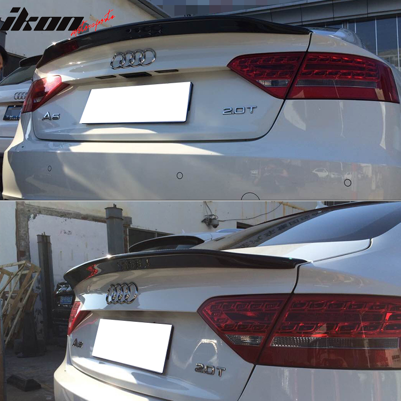 2008-2017 Audi A5 B8 CA Style Rear Trunk Spoiler Wing Carbon Fiber
