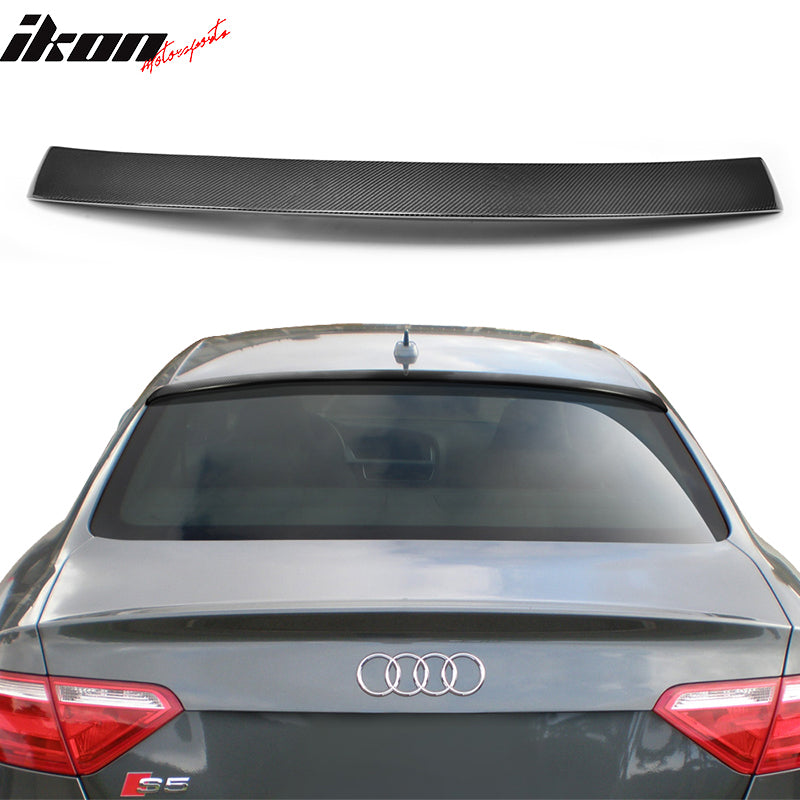 2008-2017 Audi A5 B8 CA Style Rear Roof Spoiler Wing Carbon Fiber
