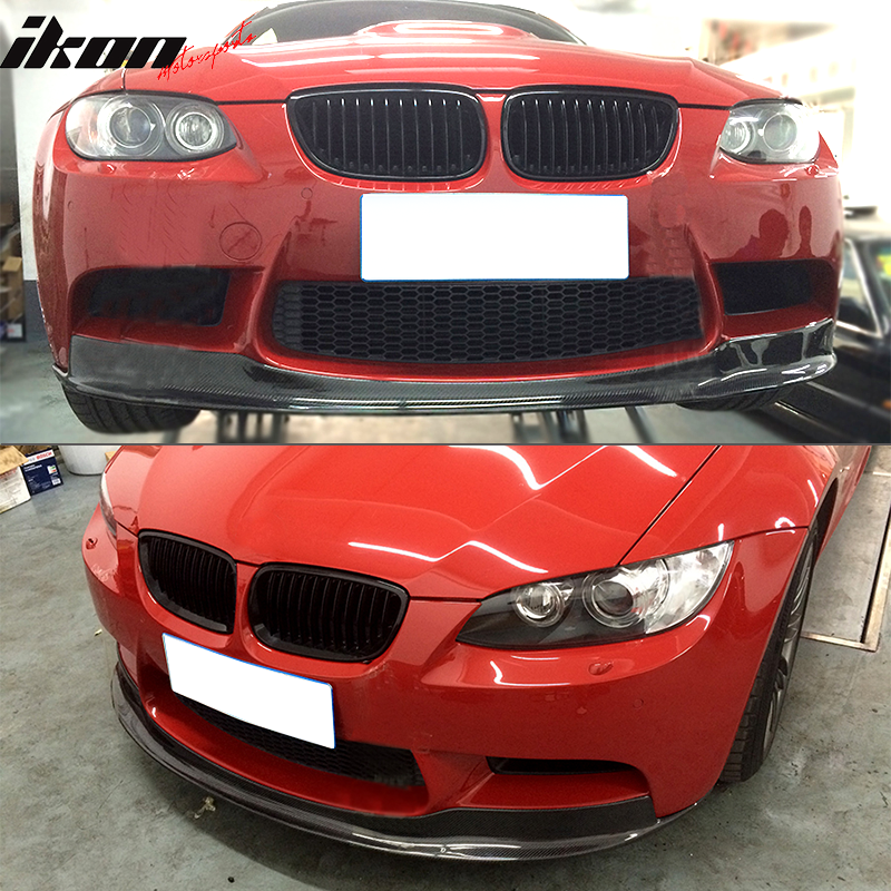 2005-2013 BMW E90 E92 E93 M3 AK Style Front Bumper Lip Carbon Fiber