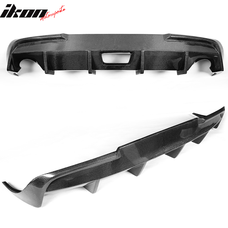 2010-2013 Infiniti G37 V36 JC Rear Bumper Lip Diffuser Carbon Fiber