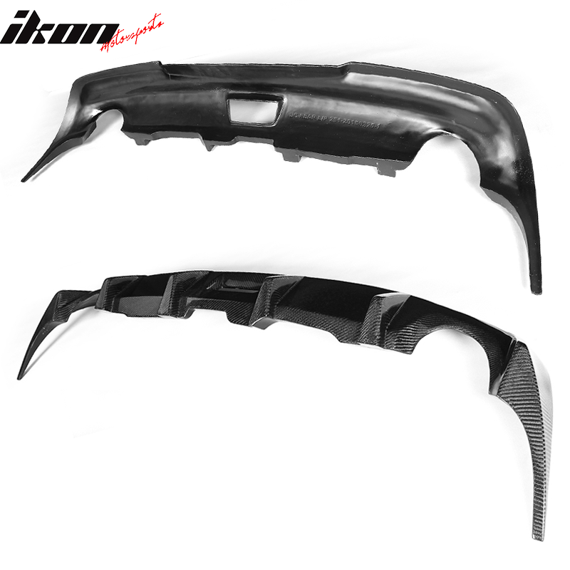 2010-2013 Infiniti G37 V36 JC Rear Bumper Lip Diffuser Carbon Fiber