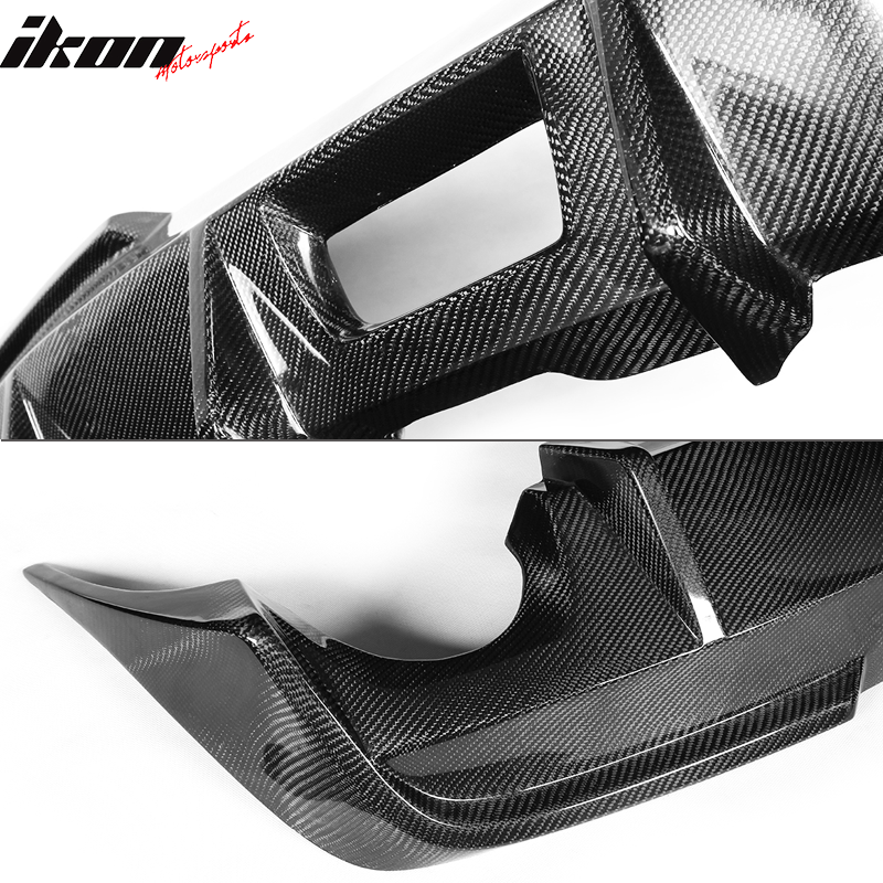 2010-2013 Infiniti G37 V36 JC Rear Bumper Lip Diffuser Carbon Fiber