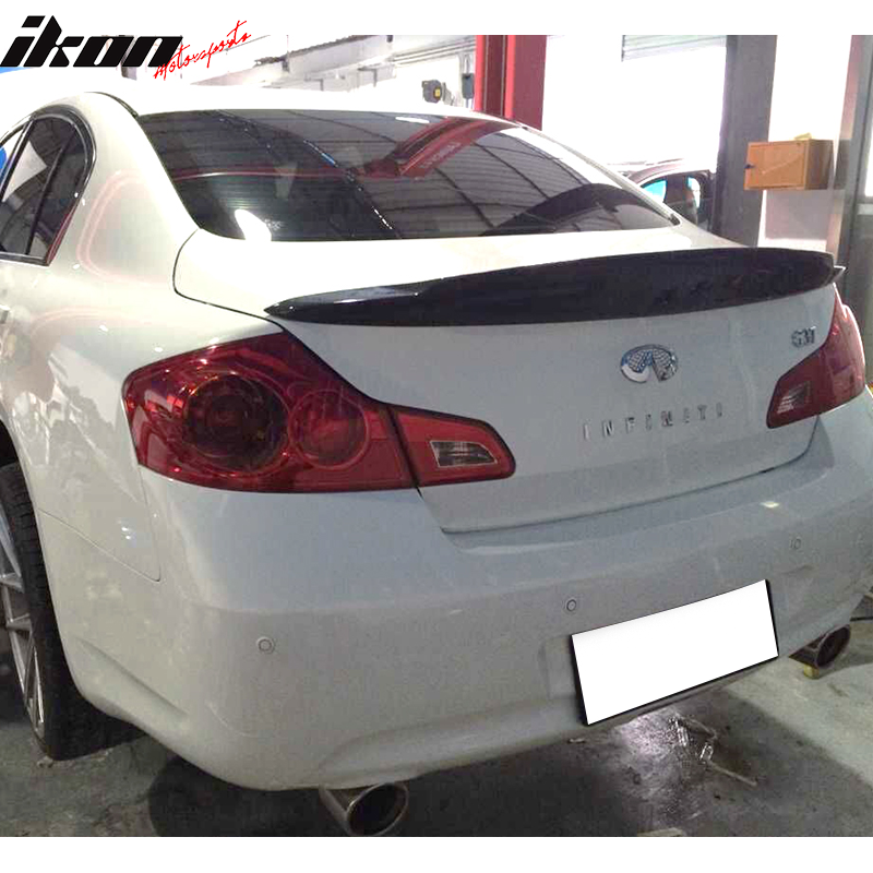 2010-2013 Infiniti G37 V36 Rear Spoiler Wing JC Style Carbon Fiber