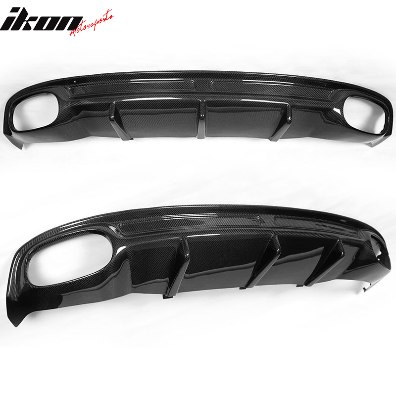 2012-2014 Audi A7 S Line OE Style Rear Bumper Diffuser Carbon Fiber