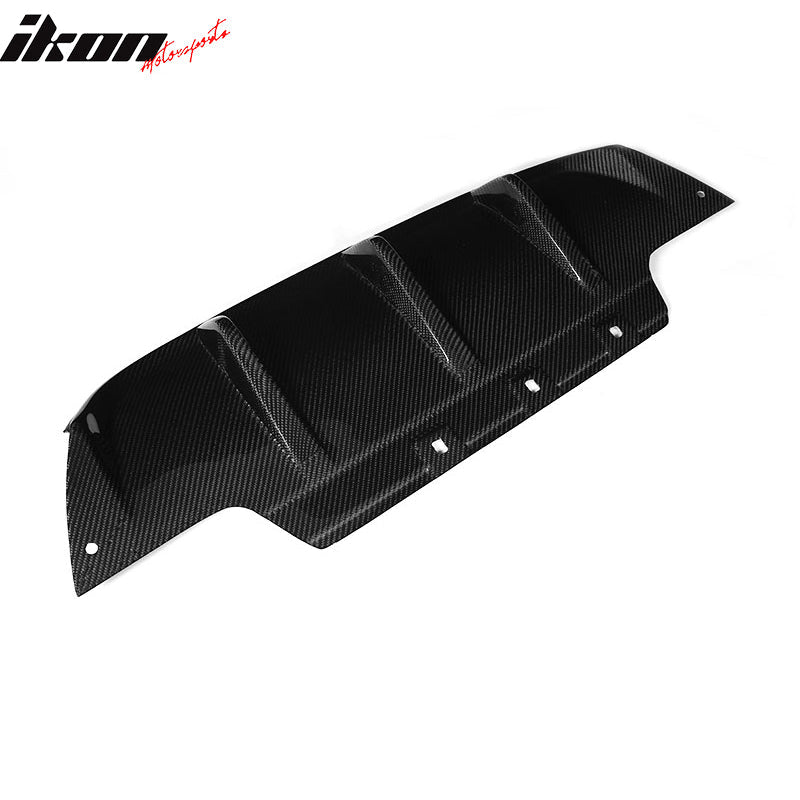 2012-2017 BMW 6 Series F06 M6 V Style Rear Lip Diffuser Carbon Fiber