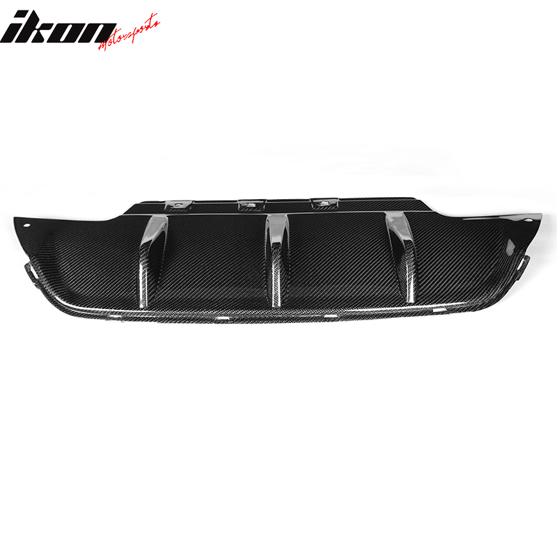 2012-2017 BMW 6 Series F06 M6 V Style Rear Lip Diffuser Carbon Fiber