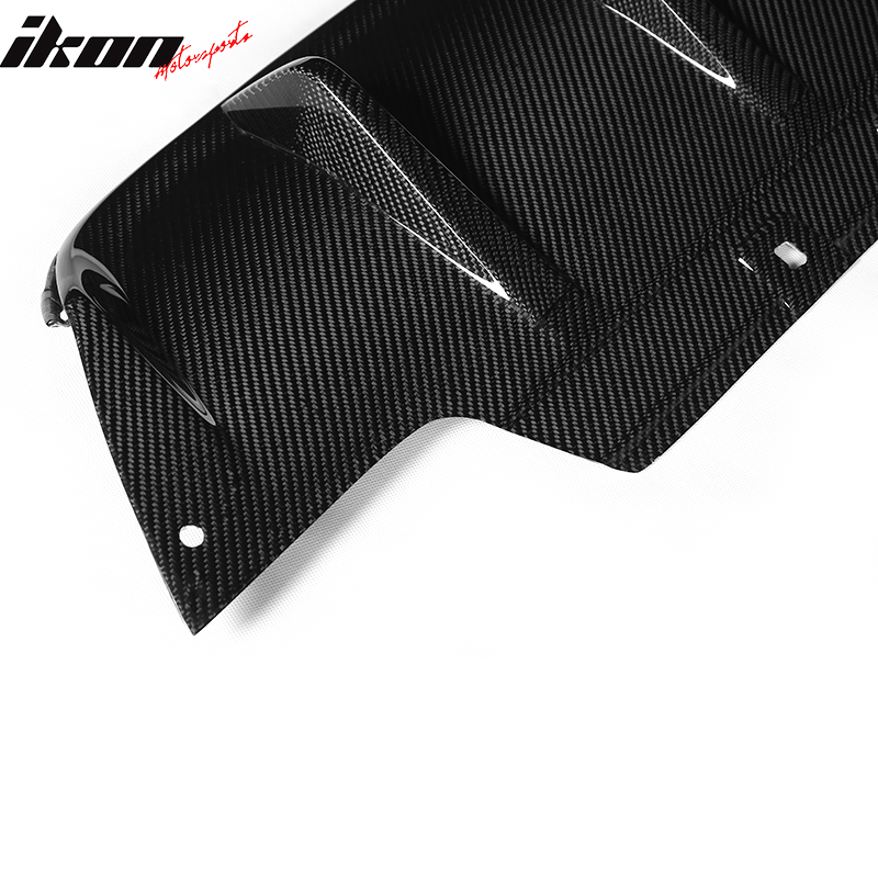 2012-2017 BMW 6 Series F06 M6 V Style Rear Lip Diffuser Carbon Fiber
