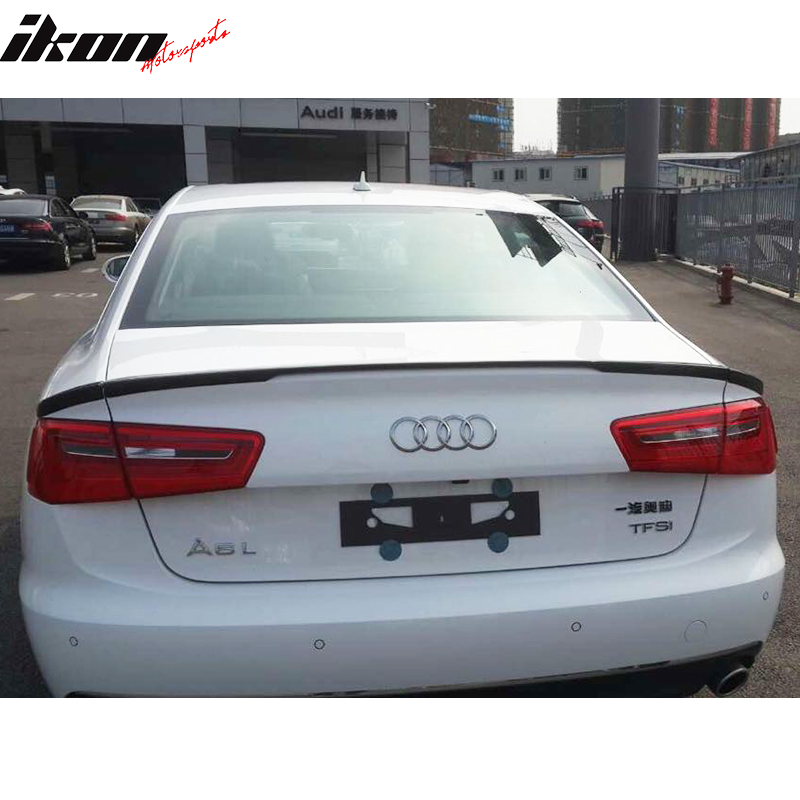 2012-2017 Audi A6 C7 Non-S Line ABT Style Trunk Spoiler Carbon Fiber