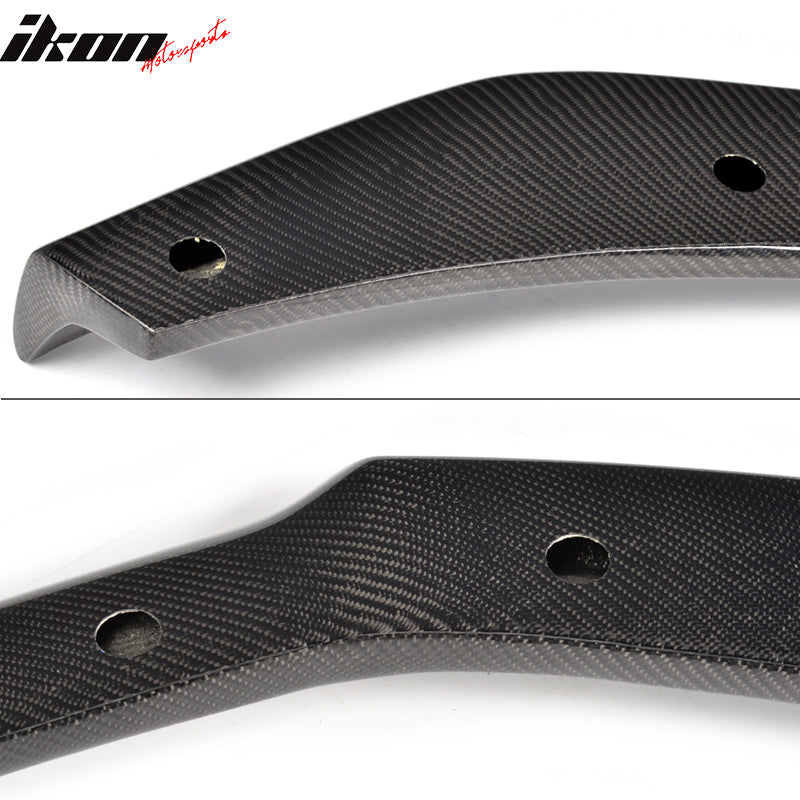 2012-2015 Audi A6 C7 Facelift JC Style Front Bumper Lip Carbon Fiber