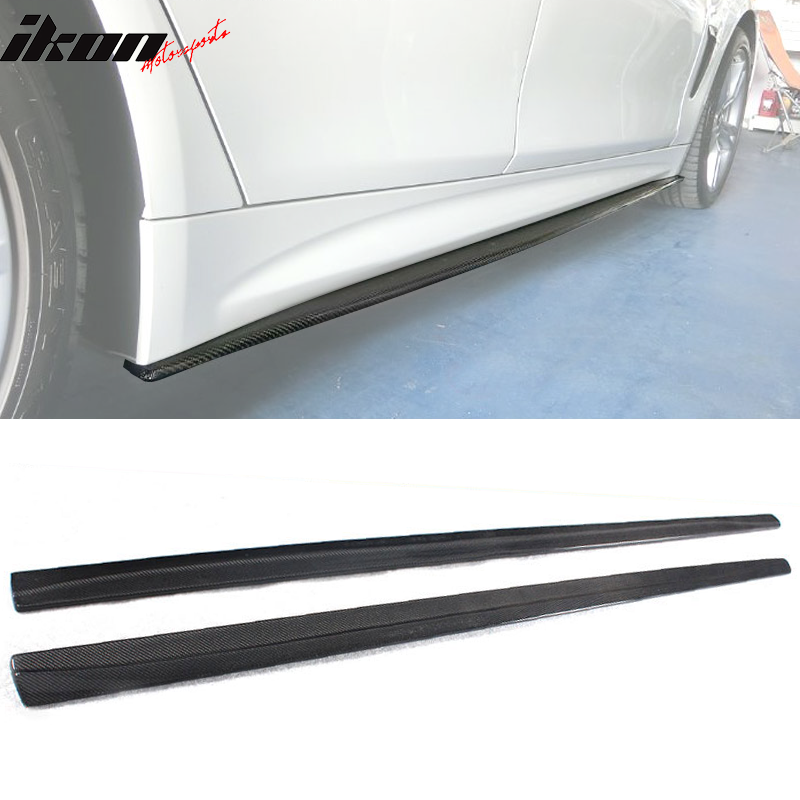 2014-2020 BMW 4-Series F32 F33Â F36 MP Style Side Skirts Carbon Fiber