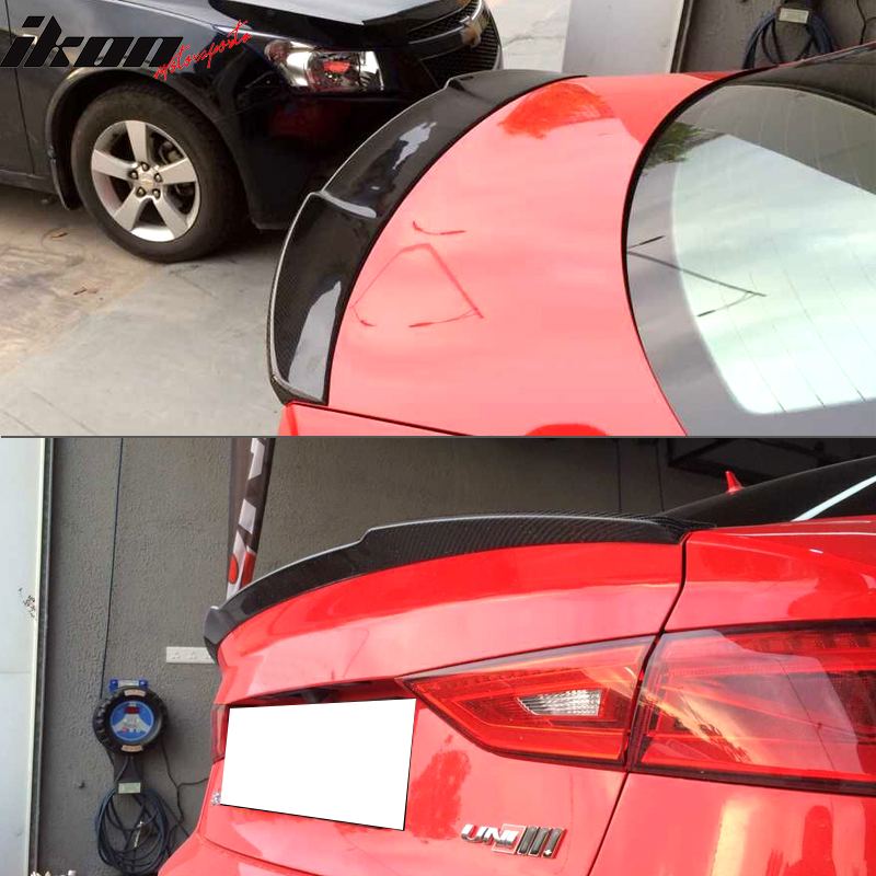 2015-2017 Audi S3 8V JC Style Rear Trunk Spoiler Wing Carbon Fiber