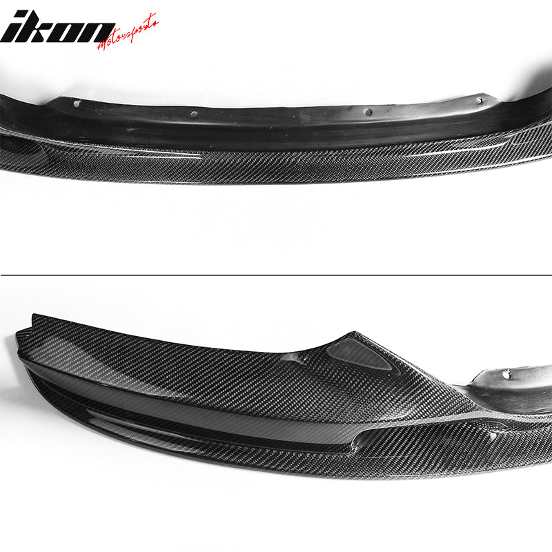 2014-2021 BMW 2 Series F22 M Sport 3D Front Bumper Lip Carbon Fiber