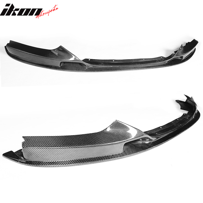 2014-2021 BMW 2 Series F22 M Sport 3D Front Bumper Lip Carbon Fiber