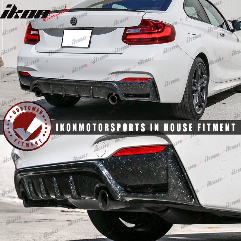 2014-2021 BMW 2-Series F22 AP Style Rear Diffuser Forged Carbon Fiber