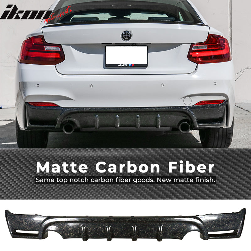 2014-2021 BMW 2-Series F22 AP Style Rear Diffuser Forged Carbon Fiber