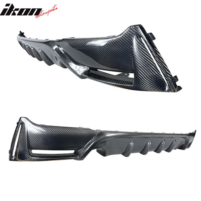 2014-2021 BMW F22 2 Series AP Style Rear Diffuser Spoiler Carbon Fiber