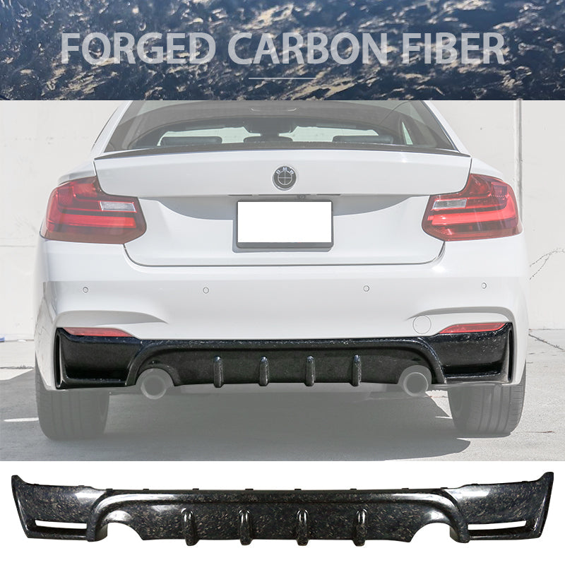 2014-2021 BMW 2-Series F22 AP Style Rear Diffuser Forged Carbon Fiber