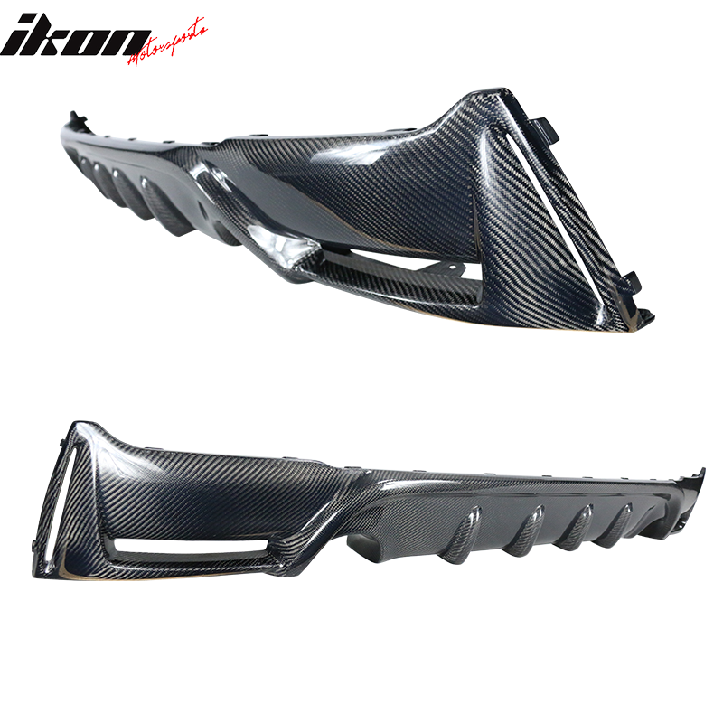 2014-2021 BMW F22 2 Series AP Style Rear Diffuser Spoiler Carbon Fiber